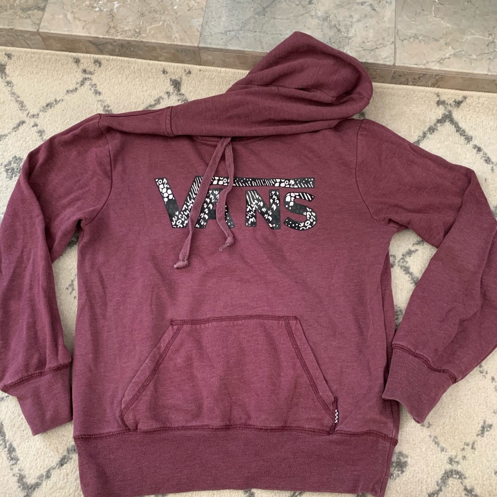 Maroon VANS hoodie